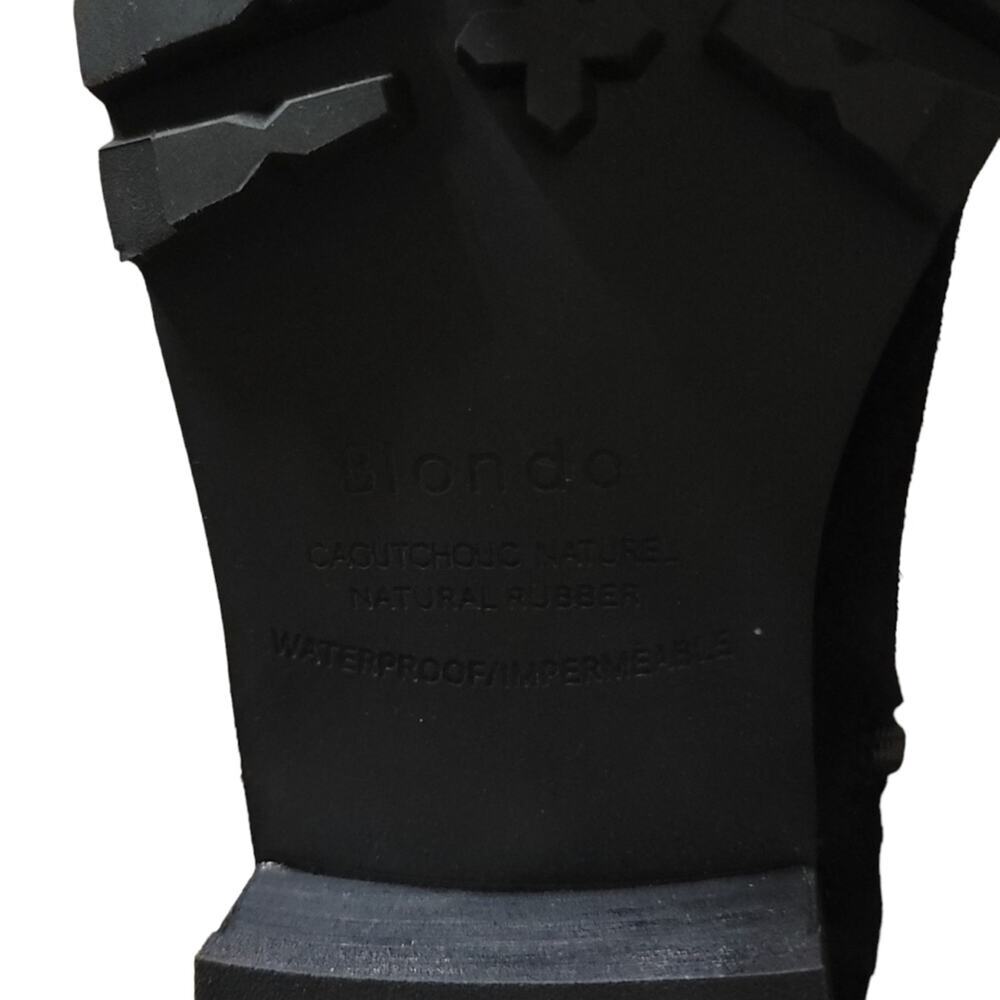 Blondo Pakita Tall Boots Black Suede Waterproof - Picture 14 of 16